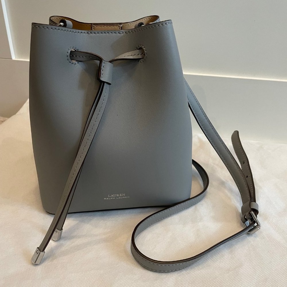 Lauren Ralph Lauren grey coloured drawstring bag